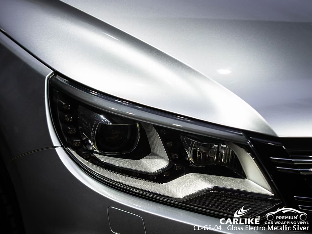 CL-GE-04 gloss electro metallic silver car wrap gloss for VOLKSWAGEN Olongapo Philippines