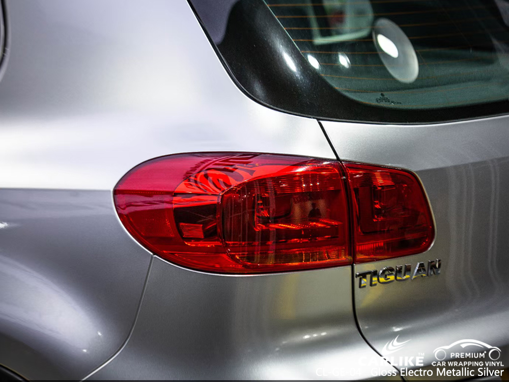 CL-GE-04 gloss electro metallic silver car wrap gloss for VOLKSWAGEN Olongapo Philippines