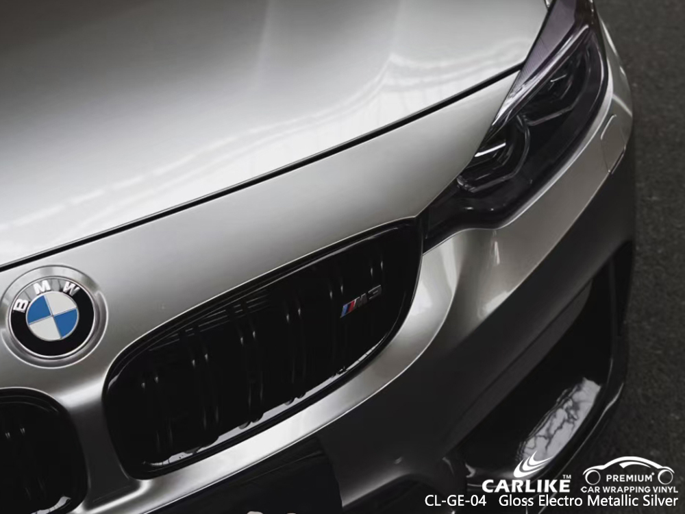 CL-GE-04 gloss electro metallic silver wrap my car for BMW Naga Philippines