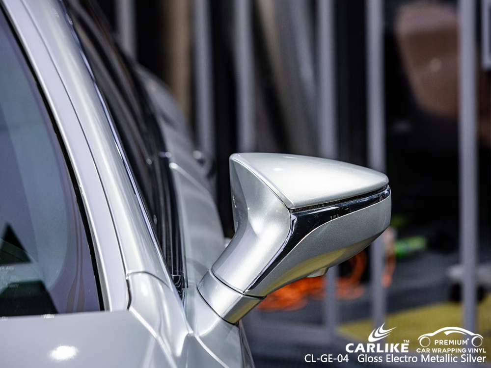 CL-GE-04 gloss electro metallic silver wrap vinyl for LEXUS Valenzuela Philippines