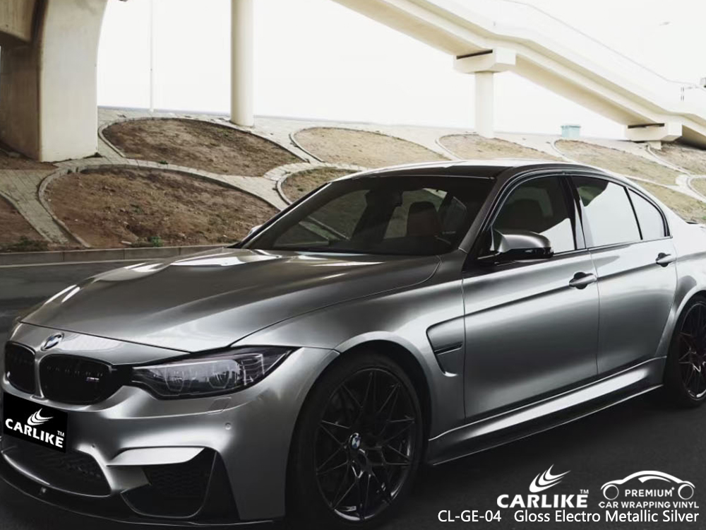 CL-GE-04 gloss electro metallic silver wrap my car for BMW Naga Philippines