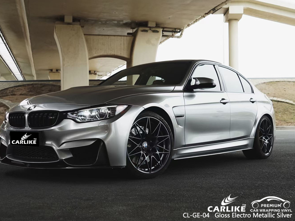 CL-GE-04 gloss electro metallic silver wrap my car for BMW Naga Philippines