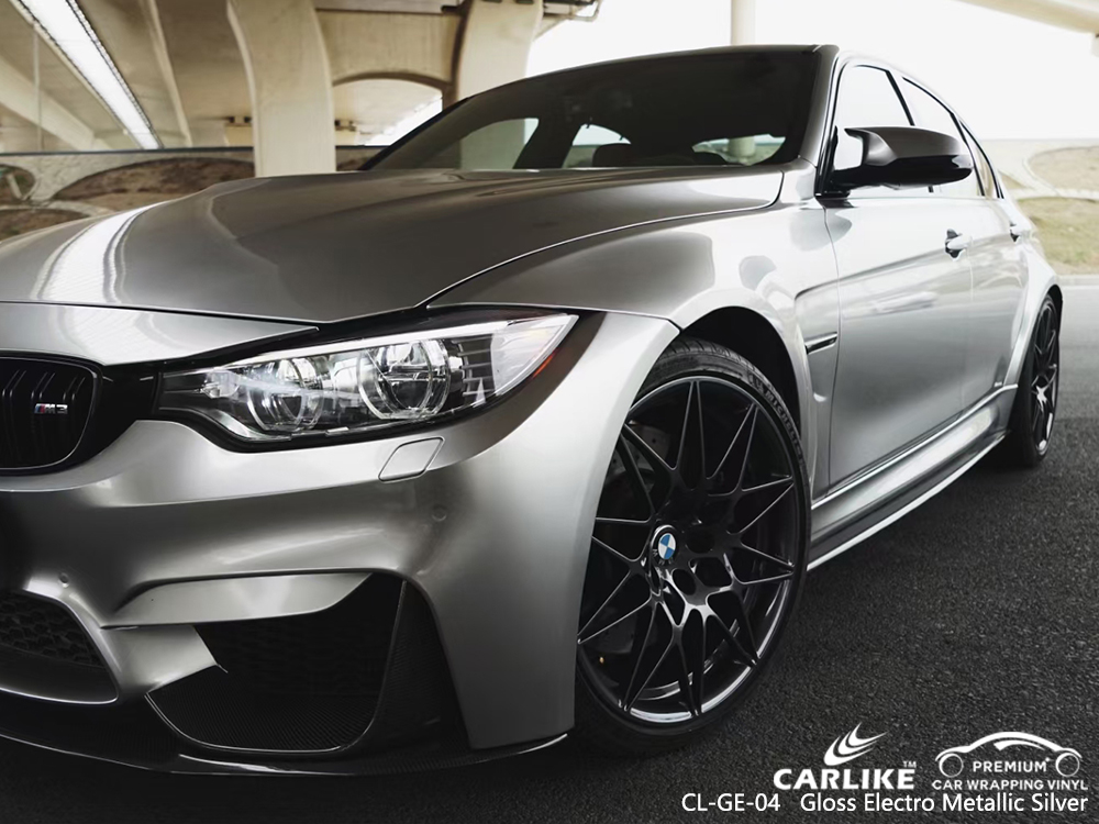 CL-GE-04 gloss electro metallic silver wrap my car for BMW Naga Philippines