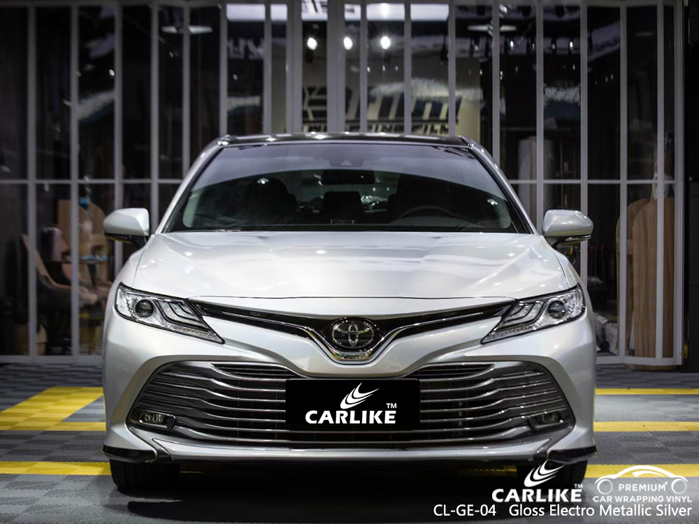 CL-GE-04 gloss electro metallic silver vinyl wrap gloss for TOYOTA Imus Philippines