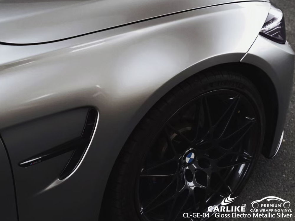 CL-GE-04 gloss electro metallic silver wrap my car for BMW Naga Philippines
