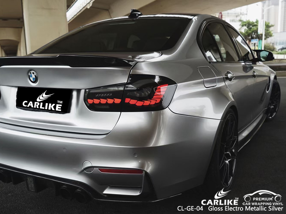 CL-GE-04 gloss electro metallic silver wrap my car for BMW Naga Philippines