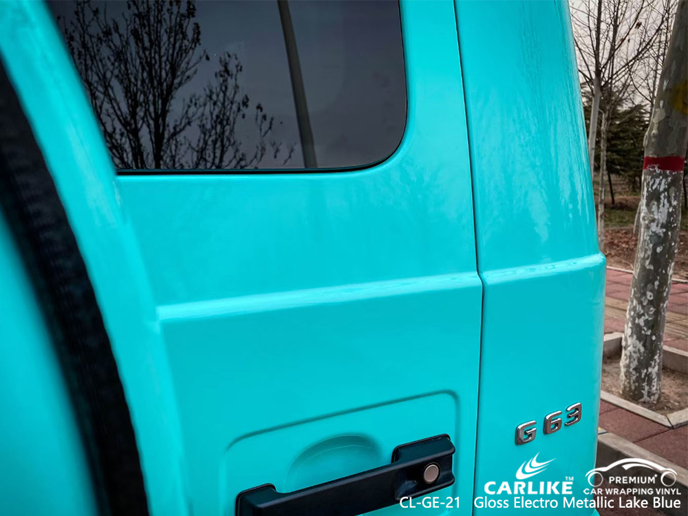 CL-GE-21 gloss electro metallic lake blue car wrap gloss for MERCEDES-BENZ Lapu-Lapu Philippines