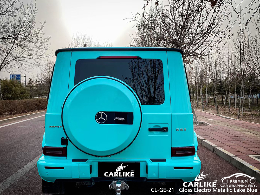 CL-GE-21 gloss electro metallic lake blue car wrap gloss for MERCEDES-BENZ Lapu-Lapu Philippines