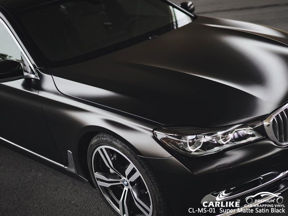 CL-MS-01 super matte satin black wrap my car for BMW Lucena Philippines