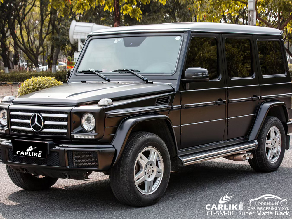 CL-SM-01 super matte black vinyl matte car wrap for MERCEDES-BENZ Cagayan de Oro Philippines