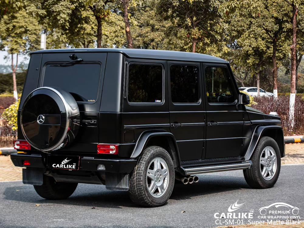 CL-SM-01 super matte black vinyl matte car wrap for MERCEDES-BENZ Cagayan de Oro Philippines