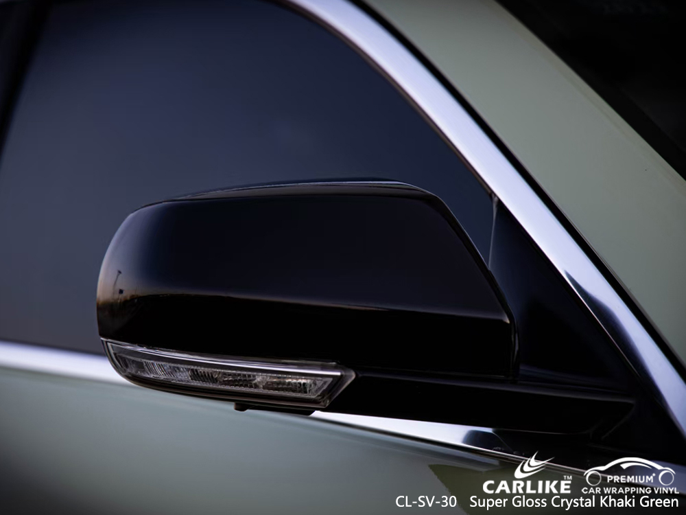 CL-SV-30 super gloss crystal khaki green vinyl films for CADILLAC Rosario Philippines
