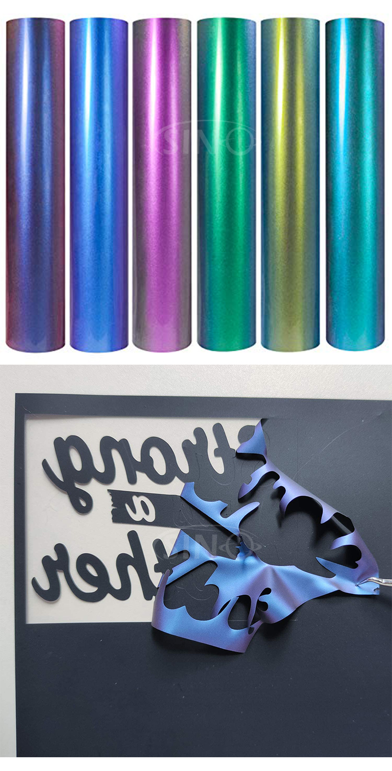 Heat Transfer Vinyl PU PVC Glitter Metallic Flock Hologram HTV For T-shirt