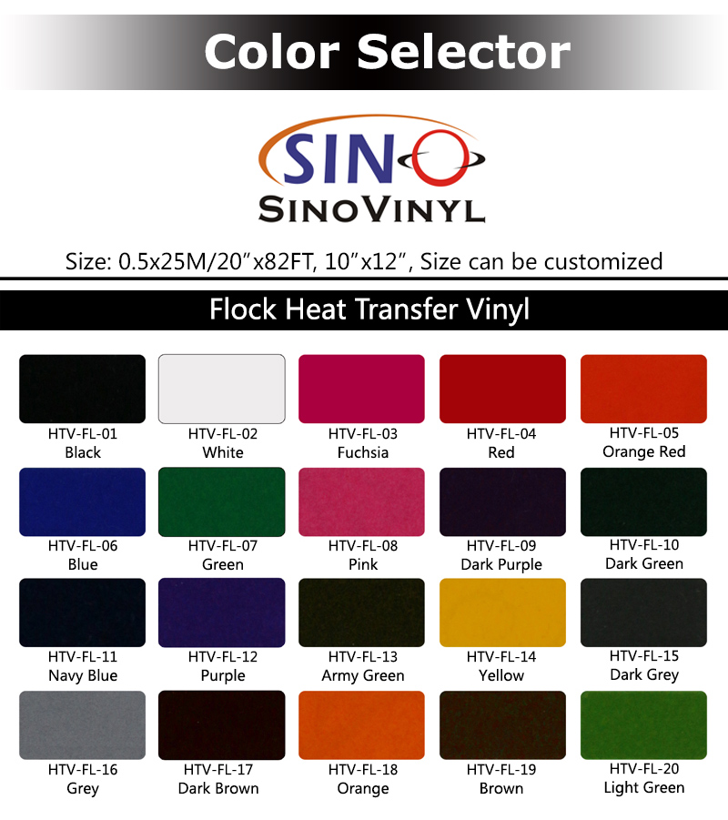 Flock Heat Transfer Vinyl – Ahijoy