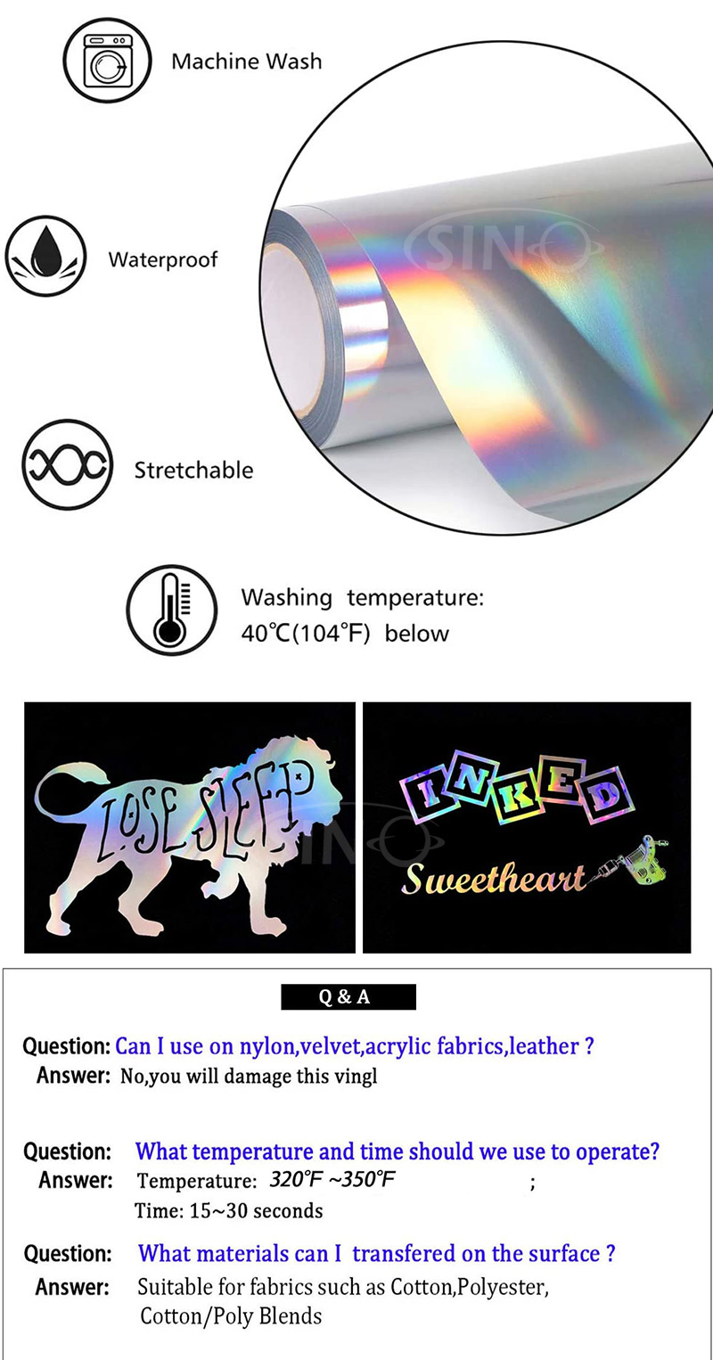 Rainbow Heat Transfer Vinyl Film 50cm x 100cm TPU HTV Iron on Tshirts Roll  Vinyl for Pillows Textile Fabric for Cricut Cameo DIY - AliExpress