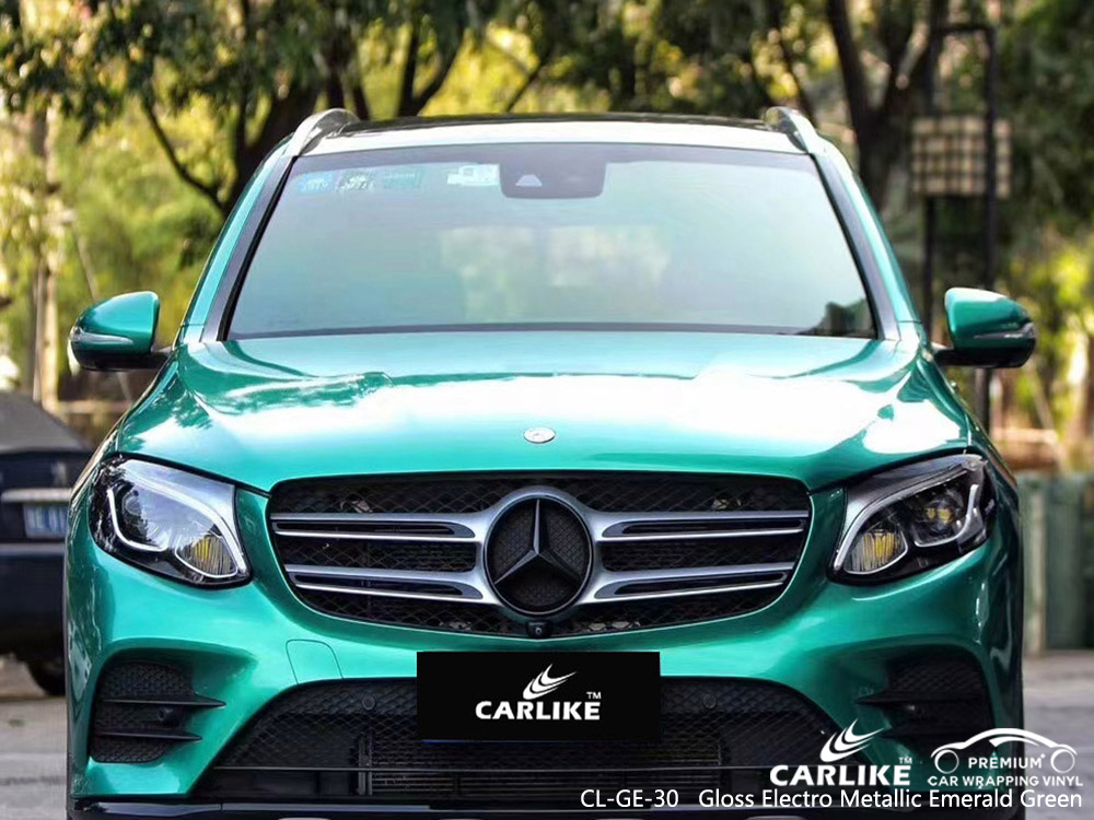 CL-GE-30 gloss electro metallic emerald green full car body sticker for MERCEDES-BENZ Tacloban Philippines