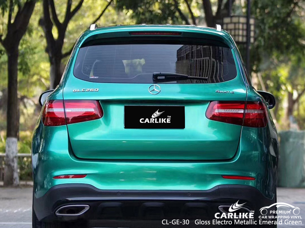 CL-GE-30 gloss electro metallic emerald green full car body sticker for MERCEDES-BENZ Tacloban Philippines
