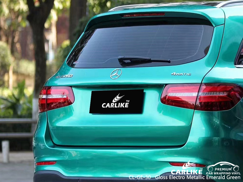 CL-GE-30 gloss electro metallic emerald green full car body sticker for MERCEDES-BENZ Tacloban Philippines