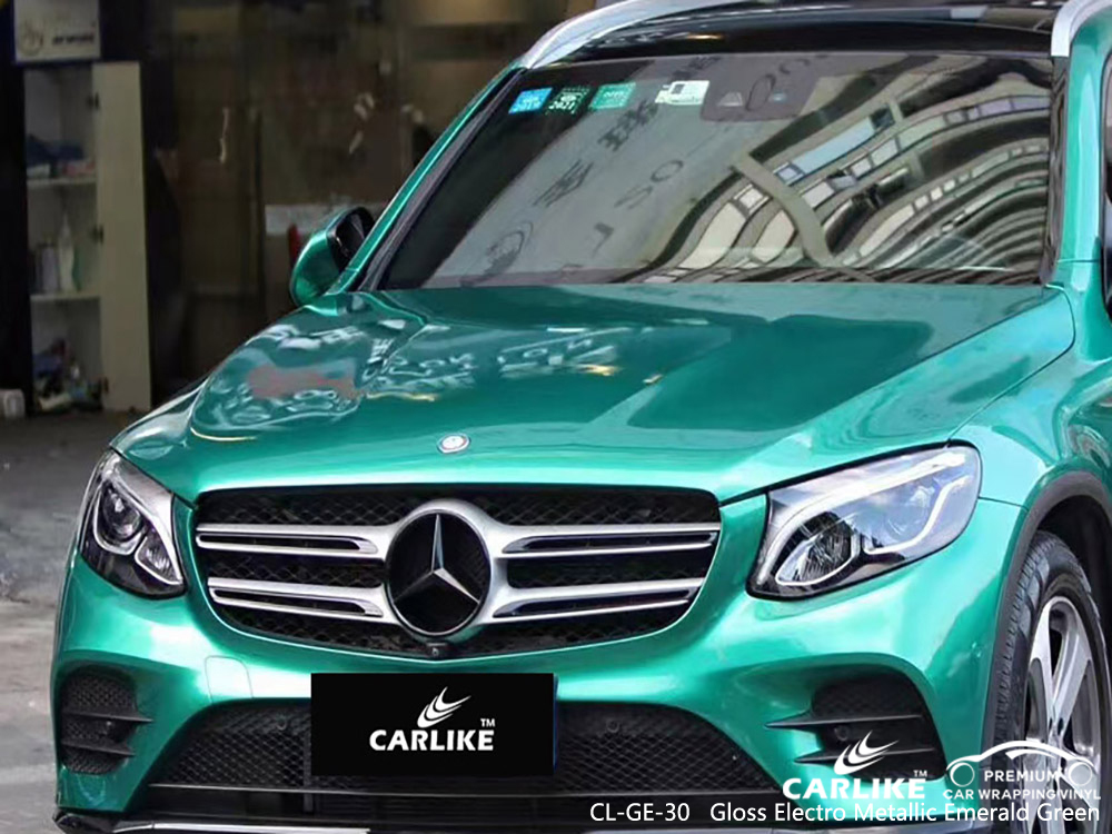 CL-GE-30 gloss electro metallic emerald green full car body sticker for MERCEDES-BENZ Tacloban Philippines