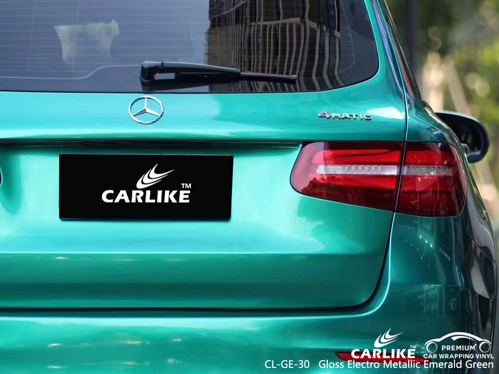 CL-GE-30 gloss electro metallic emerald green full car body sticker for MERCEDES-BENZ Tacloban Philippines