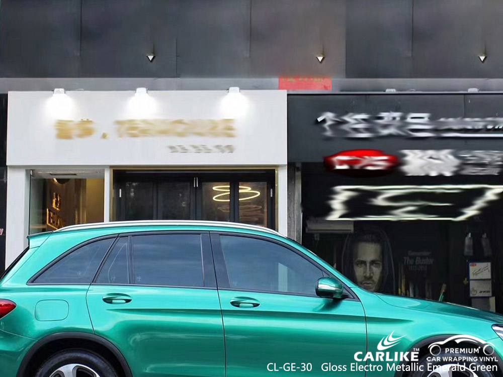CL-GE-30 gloss electro metallic emerald green full car body sticker for MERCEDES-BENZ Tacloban Philippines