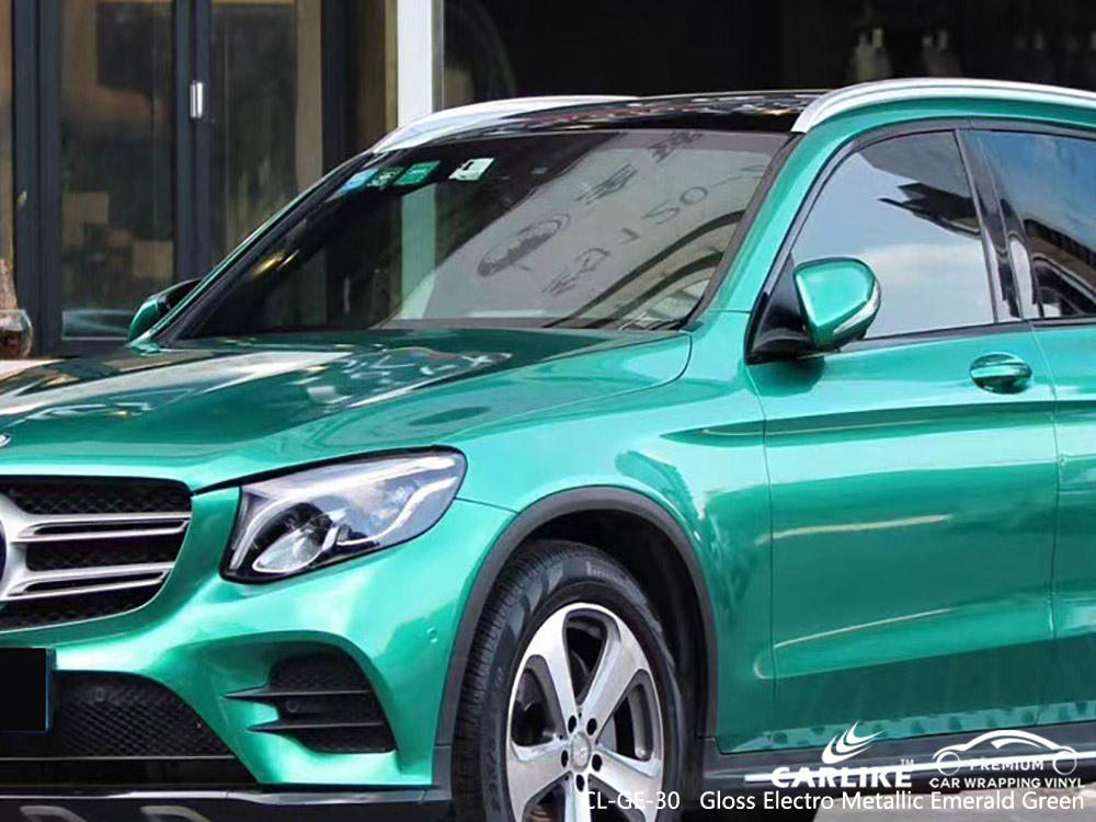 CL-GE-30 gloss electro metallic emerald green full car body sticker for MERCEDES-BENZ Tacloban Philippines