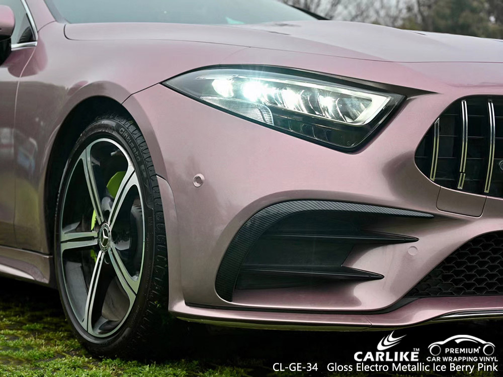 CL-GE-34 gloss electro metallic ice berry pink car decal car body sticker for MERCEDES-BENZ Pandi Philippines