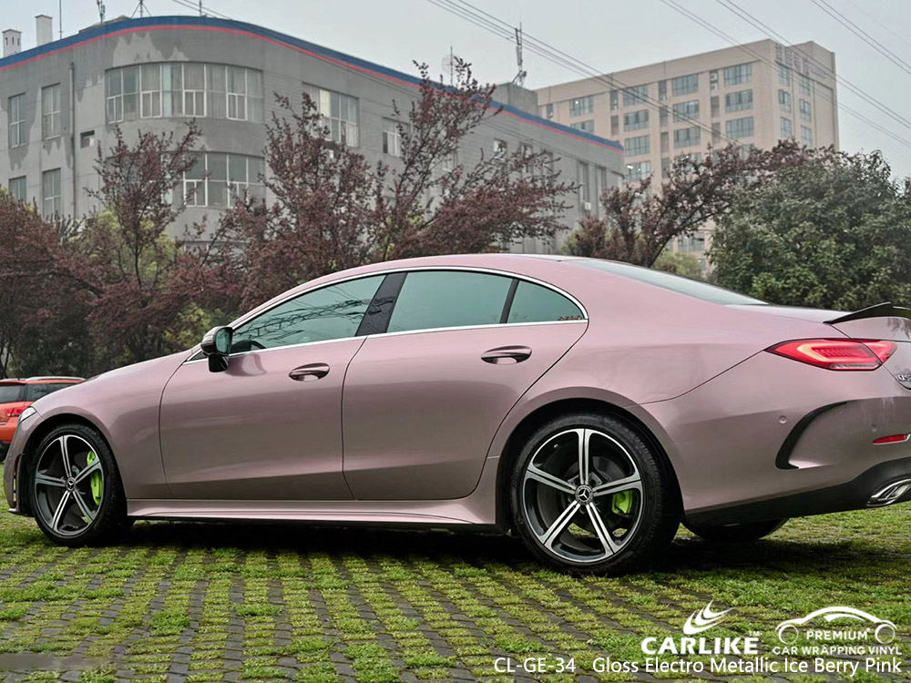 CL-GE-34 gloss electro metallic ice berry pink car decal car body sticker for MERCEDES-BENZ Pandi Philippines