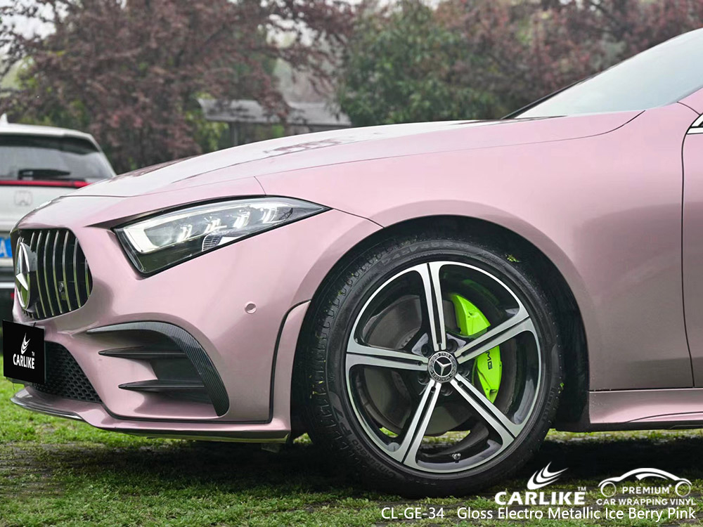 CL-GE-34 gloss electro metallic ice berry pink car decal car body sticker for MERCEDES-BENZ Pandi Philippines
