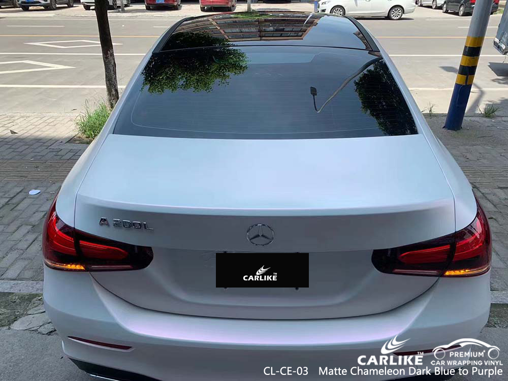 CL-MW-08 matte magic white to red vinyl car wrap for MERCEDES-BENZ Legazpi Philippines