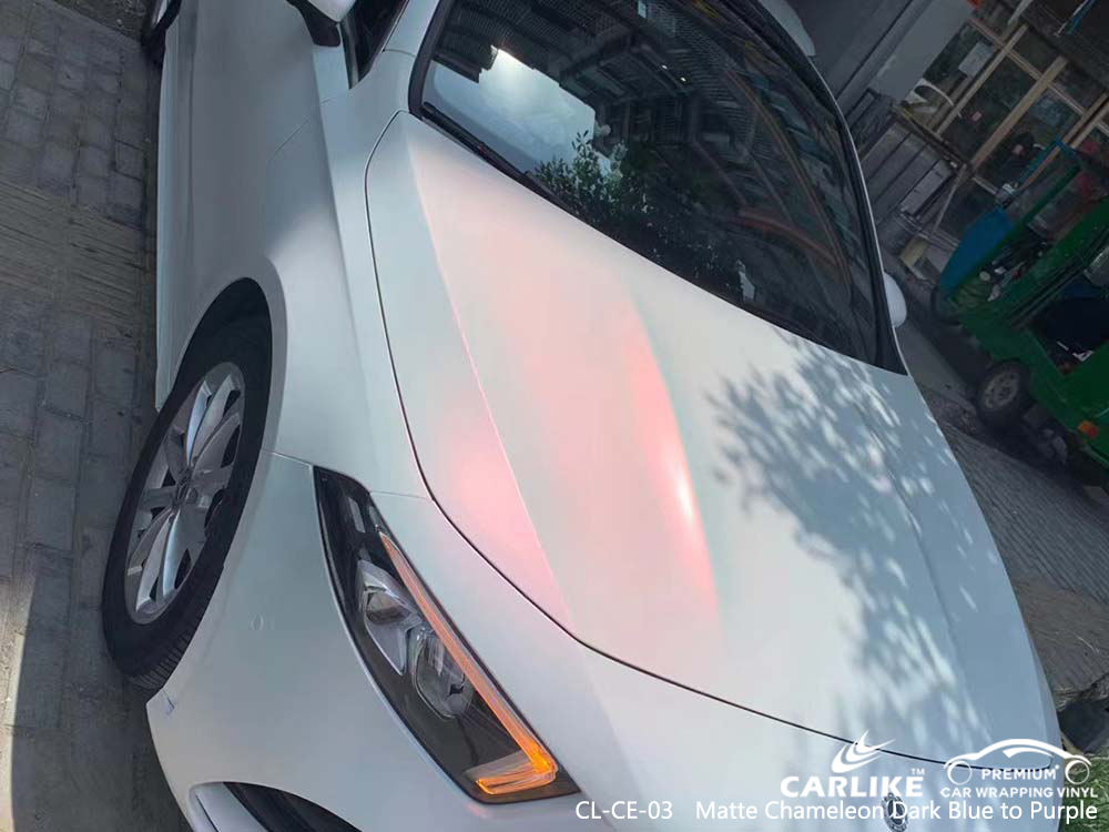 CL-MW-08 matte magic white to red vinyl car wrap for MERCEDES-BENZ Legazpi Philippines