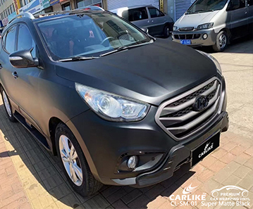 CL-SM-01 HYUNDAI için süper mat siyah film araba kaplama