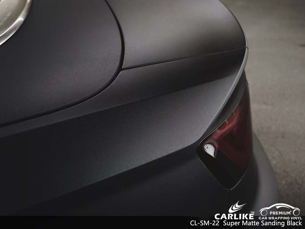 CL-SM-22 super matte sanding black vinyl wrapping film for AUDI Ozamiz Philippines