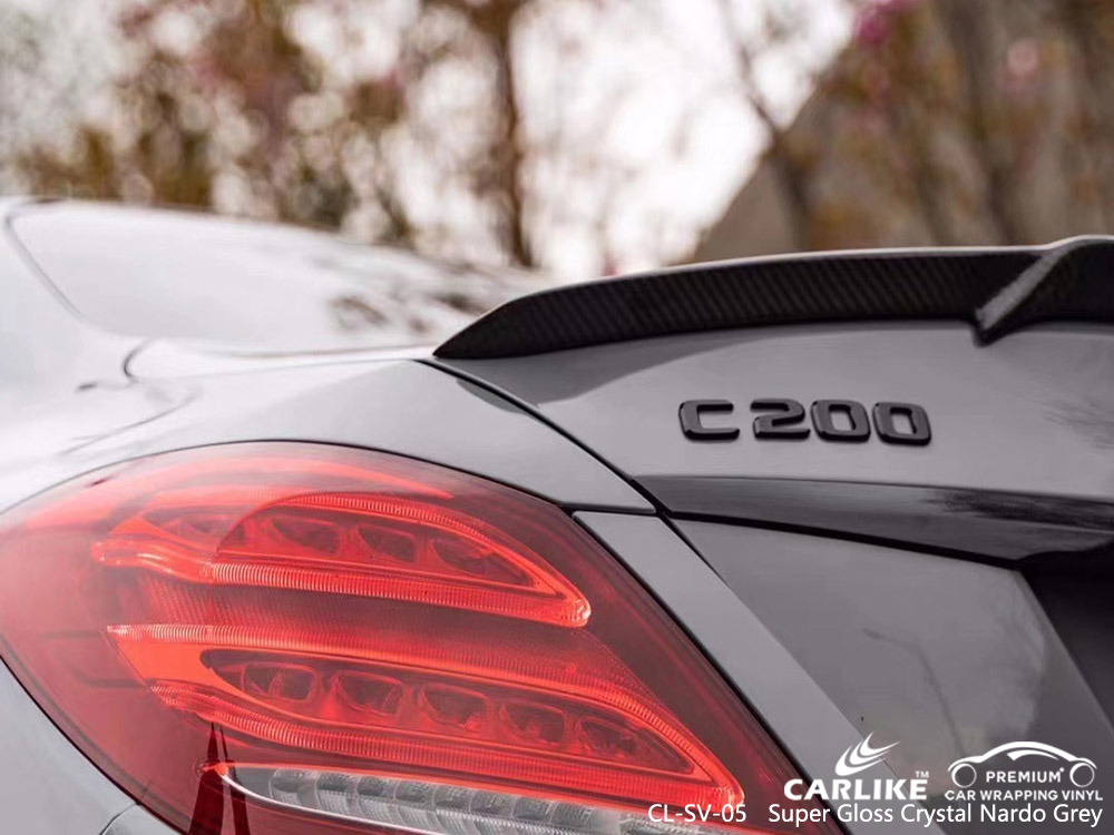 CL-SV-05 super gloss crystal nardo grey car wrapping vinyl for MERCEDES-BENZ Rosario Philippines