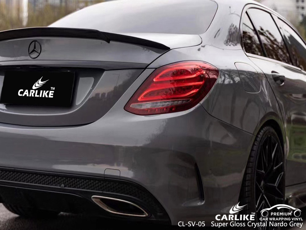 CL-SV-05 super gloss crystal nardo grey car wrapping vinyl for MERCEDES-BENZ Rosario Philippines