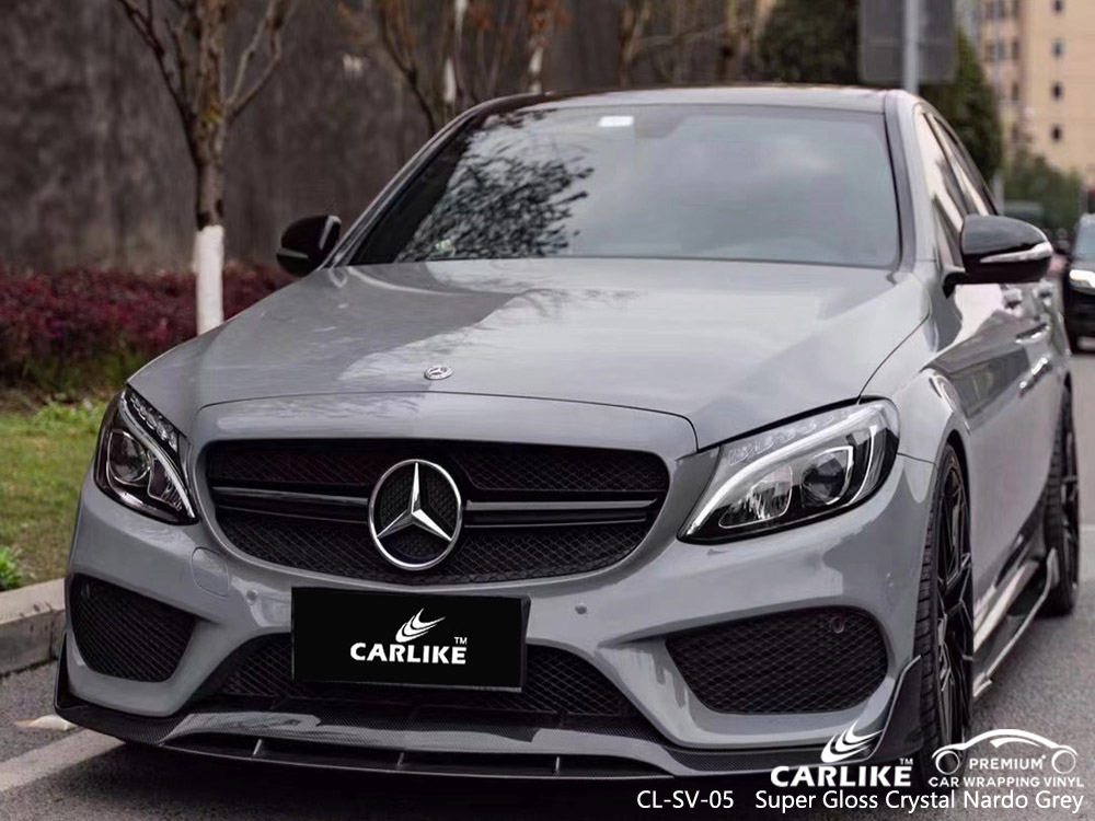 CL-SV-05 super gloss crystal nardo grey car wrapping vinyl for MERCEDES-BENZ Rosario Philippines