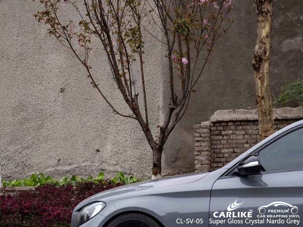 CL-SV-05 super gloss crystal nardo grey car wrapping vinyl for MERCEDES-BENZ Rosario Philippines