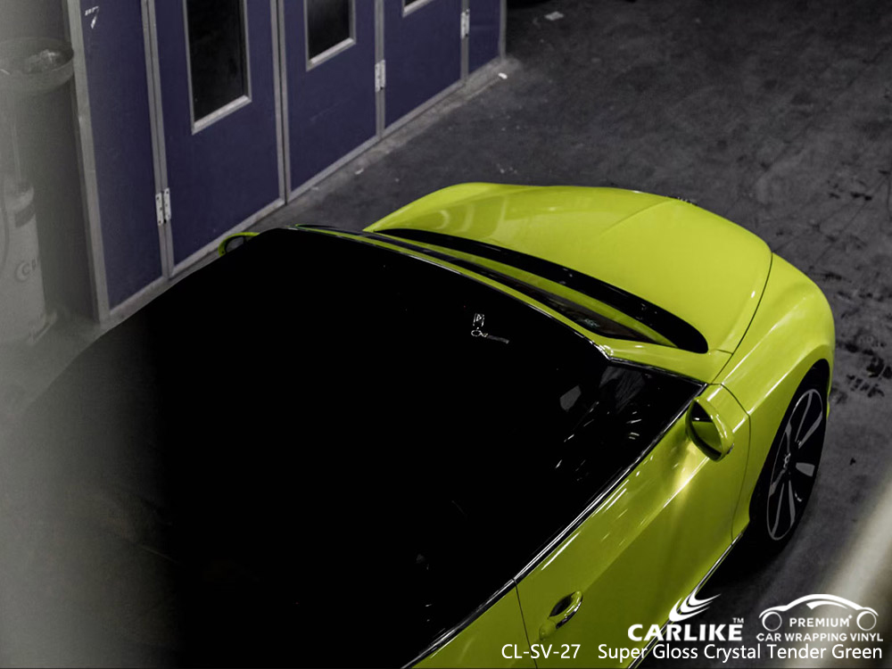 CL-SV-27 super gloss crystal tender green car body sticker paper for BENTLEY Meycauayan Philippines