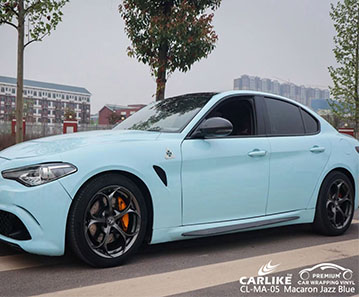 BENTLEY için CL-MA-05 macaron caz mavi vinil araç kaplama fabrikası