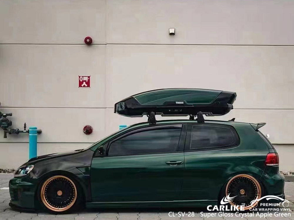 CL-SV-31 super gloss crystal forest green vinyl auto wrap manufacturer for BEIJING