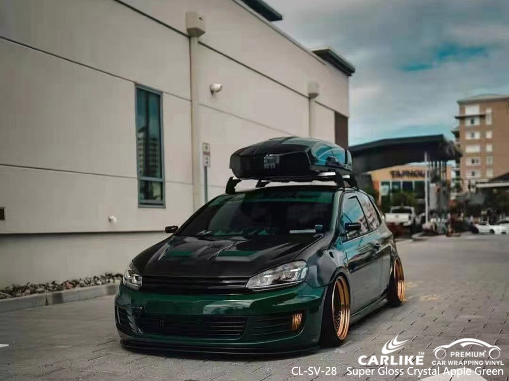 CL-SV-31 super gloss crystal forest green vinyl auto wrap manufacturer for BEIJING
