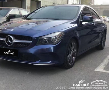 CL-GE-27 Glanz Elektro Metallic Galaxy Blue Vinyl Auto Wrap Lieferant für MERCEDES-BENZ