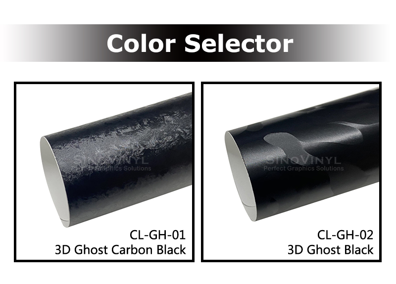 3D Ghost Camo/Carbon Black Car Wrap Vinyl Film