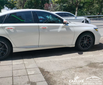 CL-SM-02 MAZDA için süper mat beyaz vinil araç kaplama fabrikası