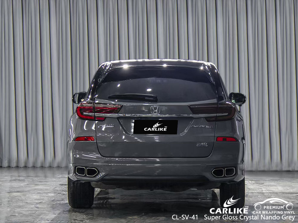 CL-SV-41 veículo de vinil cinza superbrilhante de cristal nando fornecedor de envoltório para HONDA 