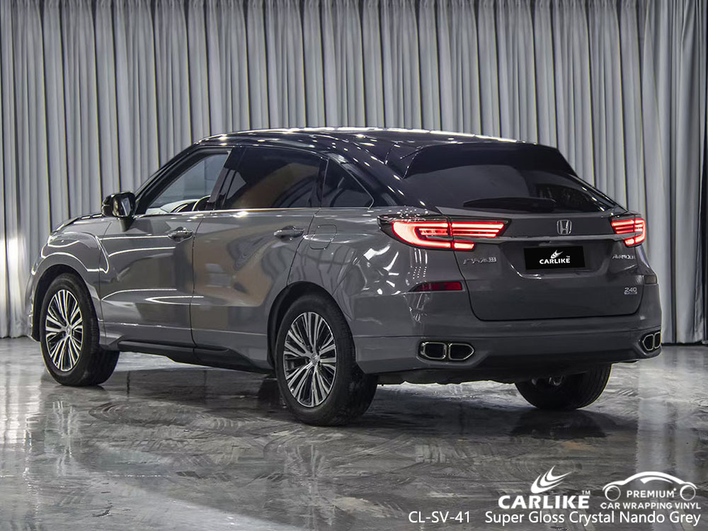 CL-SV-41 veículo de vinil cinza superbrilhante de cristal nando fornecedor de envoltório para HONDA 
