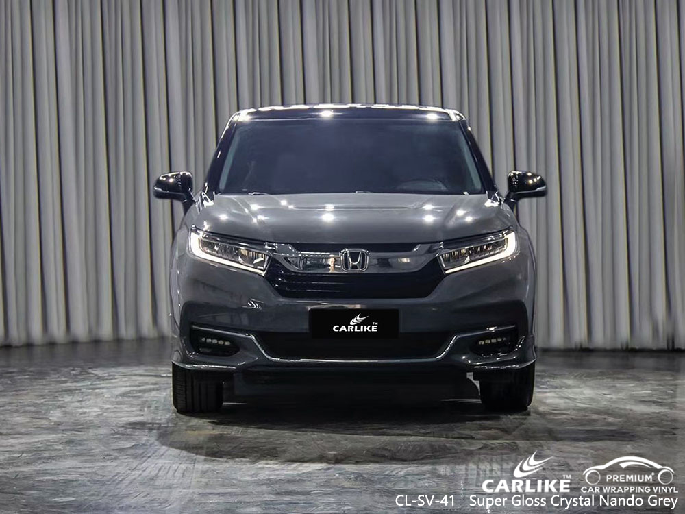 CL-SV-41 veículo de vinil cinza superbrilhante de cristal nando fornecedor de envoltório para HONDA 