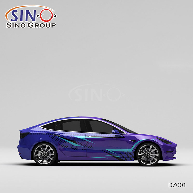 DZ001 Pattern Stimulate The Battlefield High-precision Printing Customized Car Vinyl Wrap