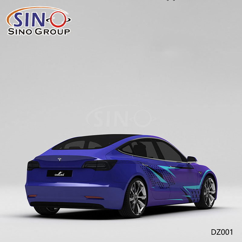 DZ001 Pattern Stimulate The Battlefield High-precision Printing Customized Car Vinyl Wrap