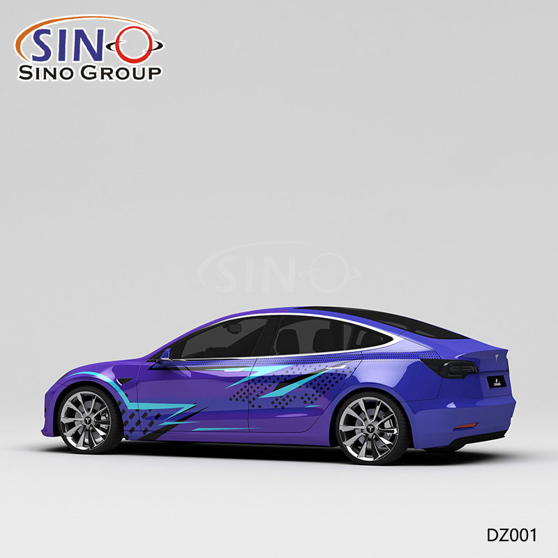 DZ001 Pattern Stimulate The Battlefield High-precision Printing Customized Car Vinyl Wrap